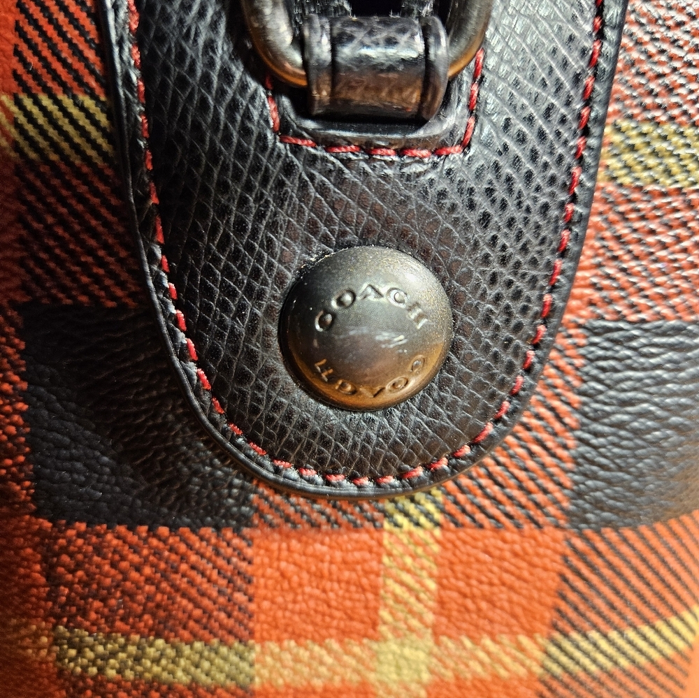 Coach Mini Bennet In Riley Plaid - Picture 7 of 15